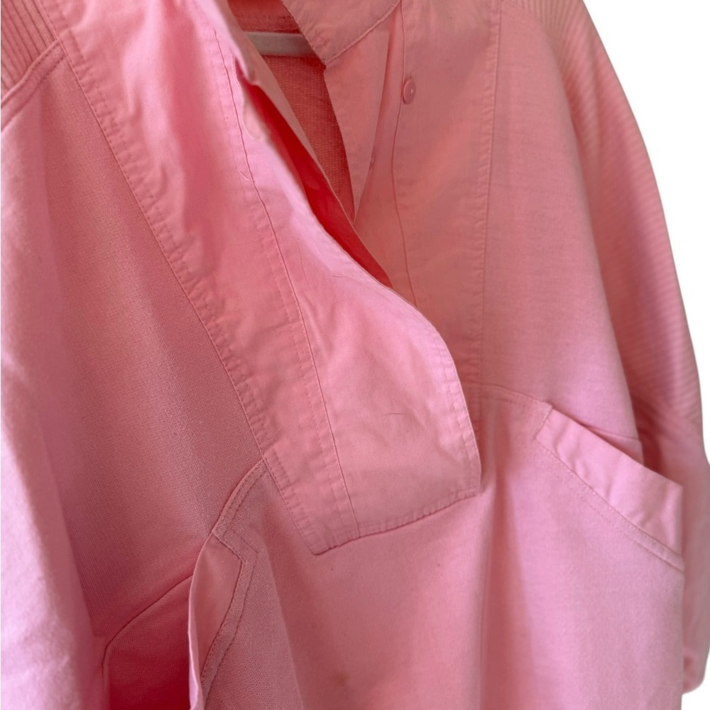Vintage-Inspired Pink Pullover Hoodie Sweatshirt - Picture 3 of 6